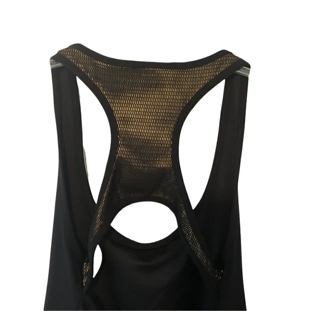 NWT X by Gottex Racerback Athletic Tank Black Ladies Med - Picture 3 of 14